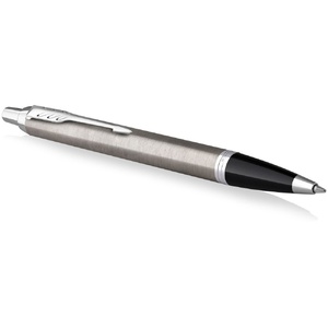 Шариковая ручка Parker IM Stainless Steel CT, стержень: M, цвет чернил: blue, в подарочной упаковке. серебристый, черный OA-2143631 фото 5