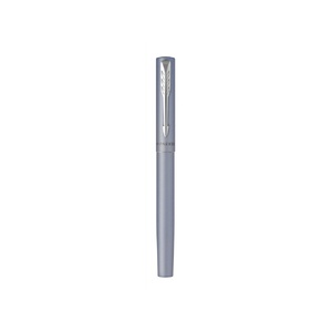 Перьевая ручка Parker Vector XL Silver Blue CT, цвет чернил blue, перо: F/M, в подарочной упаковке. серебристый, серый OA-2159750 фото 5