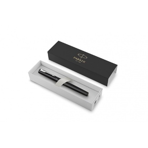 Ручка-роллер Parker Vector XL Black CT, стержень: F, цвет чернил:black, в подарочной упаковке черный, серебристый OA-2159774 фото 3
