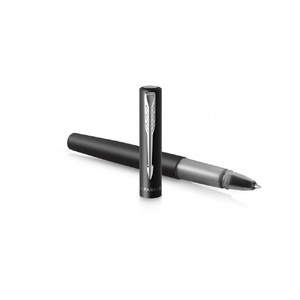 Ручка-роллер Parker Vector XL Black CT, стержень: F, цвет чернил:black, в подарочной упаковке черный, серебристый OA-2159774 фото 5