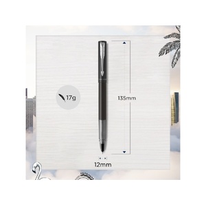 Ручка-роллер Parker Vector XL Black CT, стержень: F, цвет чернил:black, в подарочной упаковке черный, серебристый OA-2159774 фото 17