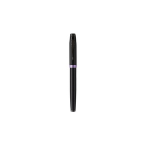 Перьевая ручка Parker IM Vibrant Rings Flame Amethyst Purple, стержень:F, цвет чернил: blue, в подарочной упаковке. фиолетовый, черный OA-2172948 фото 3