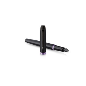 Перьевая ручка Parker IM Vibrant Rings Flame Amethyst Purple, стержень:F, цвет чернил: blue, в подарочной упаковке. фиолетовый, черный OA-2172948 фото 4