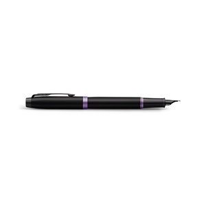 Перьевая ручка Parker IM Vibrant Rings Flame Amethyst Purple, стержень:F, цвет чернил: blue, в подарочной упаковке. фиолетовый, черный OA-2172948 фото 5