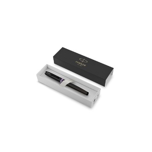Перьевая ручка Parker IM Vibrant Rings Flame Amethyst Purple, стержень:F, цвет чернил: blue, в подарочной упаковке. фиолетовый, черный OA-2172948 фото 7