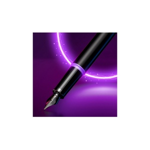 Перьевая ручка Parker IM Vibrant Rings Flame Amethyst Purple, стержень:F, цвет чернил: blue, в подарочной упаковке. фиолетовый, черный OA-2172948 фото 10