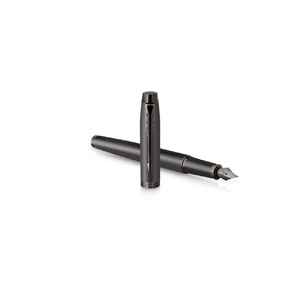 Перьевая ручка Parker IM Monochrome Black, перо:F, цвет чернил: blue, в подарочной упаковке. OA-2172958 фото 4