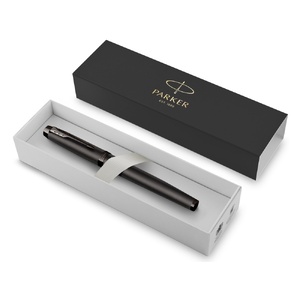 Перьевая ручка Parker IM Monochrome Black, перо:F, цвет чернил: blue, в подарочной упаковке. OA-2172958 фото 6