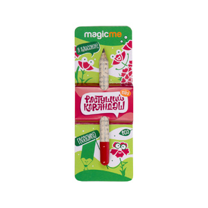 Растущий карандаш mini Magicme (1шт) - Гвоздика серый/красный OA-220257 фото 5
