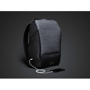 Антикражный рюкзак FlexPackPro для ноутбука 15.6", серый/черный OA-230119 фото 10