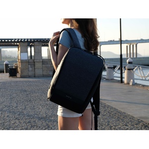 Антикражный рюкзак FlexPackPro для ноутбука 15.6", серый/черный OA-230119 фото 16