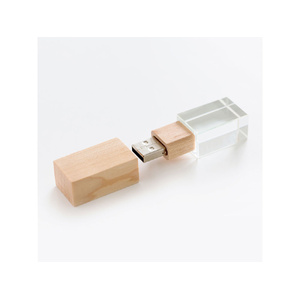 USB-флешка на 32 ГБ,  дерево натуральный/прозрачный OA-3028.09.32 фото 3