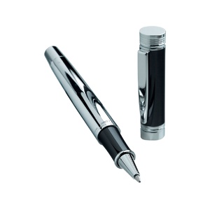 Ручка-роллер Zoom Classic Black. Cerruti 1881 серебристый/черный OA-31322.00 фото 6