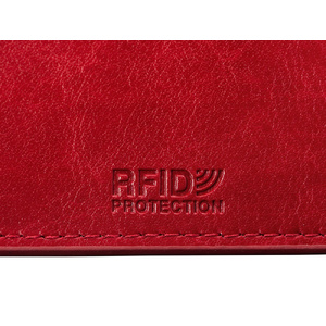 Картхолдер для 6 пластиковых карт с RFID-защитой "Fabrizio", красный OA-335621 фото 8
