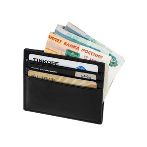 Картхолдер для 6 пластиковых карт с RFID-защитой "Fabrizio", черный OA-335627 фото 4