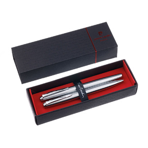 Набор Pierre Cardin PEN&PEN: ручка шариковая + роллер. Цвет - стальной. Упаковка Е. OA-410918 фото 3