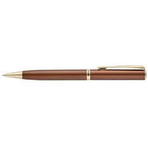 Ручка шариковая ECO с поворотным механизмом. Pierre Cardin коричневый/золотистый OA-417367 фото 3
