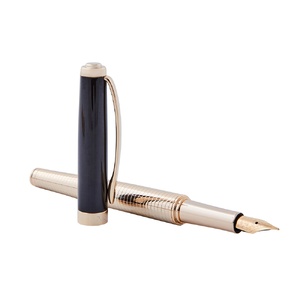 Ручка перьевая Pierre Cardin GOLDEN. Цвет - золотистый и черный. Упаковка B-1 золотистый/черный OA-417626 фото 3