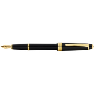 Перьевая ручка Cross Bailey Light Polished Black Resin and Gold Tone, перо F черный/золотистый OA-421353 фото 3