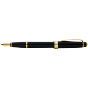 Перьевая ручка Cross Bailey Light Polished Black Resin and Gold Tone, перо F черный/золотистый OA-421353 фото 4