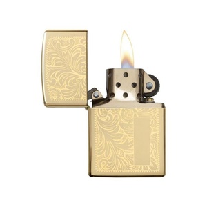 Зажигалка ZIPPO Venetian с покрытием High Polish Brass, латунь/сталь, золотистая, 38x13x57 мм OA-422100 фото 3