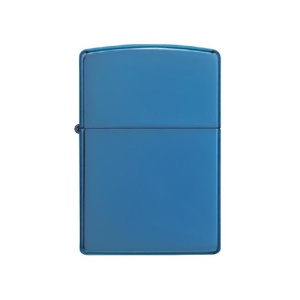 Зажигалка ZIPPO Classic с покрытием Sapphire™, латунь/сталь, синяя, глянцевая, 38x13x57 мм OA-422113 фото 3