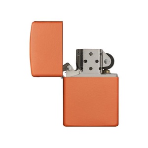 Зажигалка ZIPPO Classic с покрытием Orange Matte, латунь/сталь, оранжевая, матовая, 38x13x57 мм OA-422125 фото 4