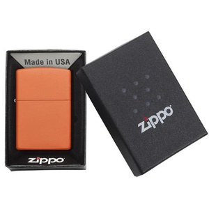 Зажигалка ZIPPO Classic с покрытием Orange Matte, латунь/сталь, оранжевая, матовая, 38x13x57 мм OA-422125 фото 7