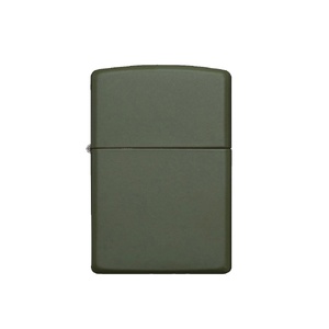 Зажигалка ZIPPO Classic с покрытием Green Matte, латунь/сталь, зелёная, матовая, 38x13x57 мм зеленый OA-422127 фото 3