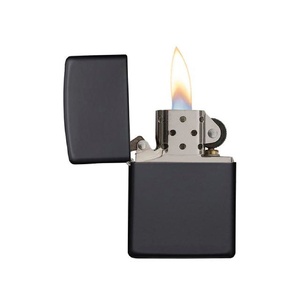 Зажигалка ZIPPO Classic с покрытием Black Matte, латунь/сталь, чёрная, матовая, 38x13x57 мм черный OA-422133 фото 5