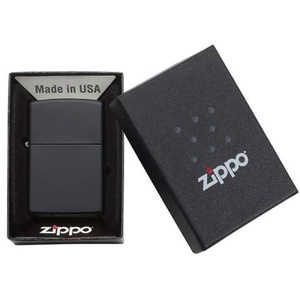 Зажигалка ZIPPO Classic с покрытием Black Matte, латунь/сталь, чёрная, матовая, 38x13x57 мм черный OA-422133 фото 8