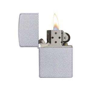 Зажигалка ZIPPO Classic с покрытием Satin Chrome™, латунь/сталь, серебристая, матовая, 38x13x57 мм OA-422136 фото 5