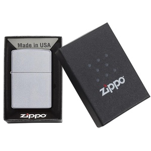 Зажигалка ZIPPO Classic с покрытием Satin Chrome™, латунь/сталь, серебристая, матовая, 38x13x57 мм OA-422136 фото 7