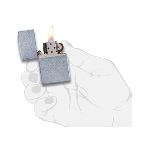Зажигалка ZIPPO Classic с покрытием Street Chrome™, латунь/сталь, серебристая, матовая, 38x13x57 мм OA-422137 фото 5