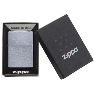 Зажигалка ZIPPO Classic с покрытием Street Chrome™, латунь/сталь, серебристая, матовая, 38x13x57 мм OA-422137 фото 6