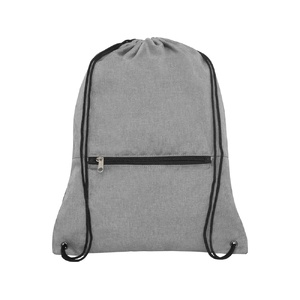 Складной рюкзак со шнурком Coss, heather medium grey серый OA-5-12050106 фото 4
