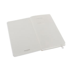 Записная книжка Moleskine Classic (нелинованный) в твердой обложке, Large (13х21см), белый OA-50511006 фото 3