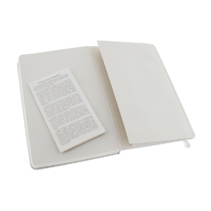 Записная книжка Moleskine Classic (нелинованный) в твердой обложке, Large (13х21см), белый OA-50511006 фото 5