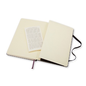 Записная книжка Moleskine Classic (в клетку) в твердой обложке, Large (13х21см), черный OA-50511207 фото 5