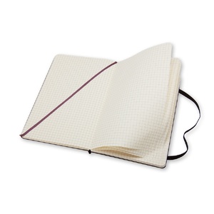 Записная книжка Moleskine Classic (в клетку) в твердой обложке, Large (13х21см), черный OA-50511207p фото 4