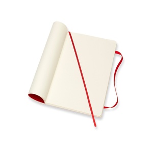 Записная книжка Moleskine Classic Soft (нелинованный), Large (13х21см), красный OA-50631001 фото 4