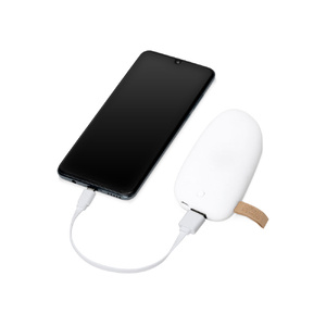Внешний аккумулятор в форме камня «Stone», 5200 mAh, белый (Р) OA-5200.06p фото 3