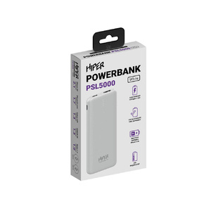 Портативный внешний аккумулятор PSL5000 White (Р) белый OA-521036p фото 5