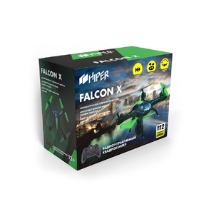 Радиоуправляемый квадрокоптер HIPER "FALCON X" черный/зеленый OA-521074 фото 12