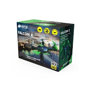 Радиоуправляемый квадрокоптер HIPER "FALCON X" черный/зеленый OA-521074 фото 13