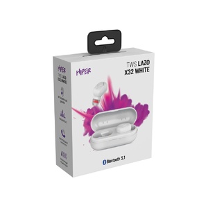 Наушники HIPER TWS Lazo X32 White (HTW-LX32) Bluetooth 5.1 гарнитура, Белый (Р) OA-521080p фото 6