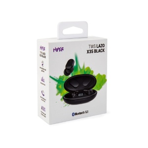 Наушники HIPER TWS Lazo X35 Black (HTW-LX35) Bluetooth 5.0 гарнитура, Черный черный OA-521081 фото 9