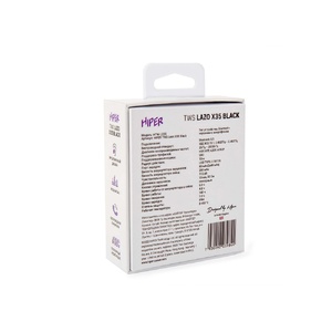 Наушники HIPER TWS Lazo X35 Black (HTW-LX35) Bluetooth 5.0 гарнитура, Черный черный OA-521081 фото 10