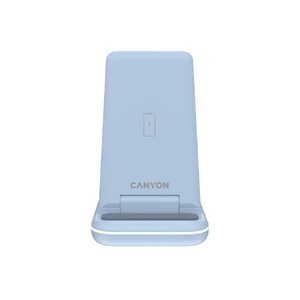 Беспроводное зарядное устройство 3-в-1 CANYON WS-304 (CNS-WCS304B), 15W, голубой OA-521172 фото 3