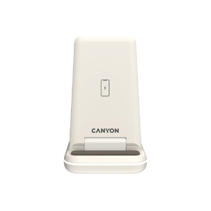 Беспроводное зарядное устройство 3-в-1 CANYON WS-304 (CNS-WCS304B), 15W, бежевый OA-521179 фото 3
